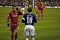 Pablo Daniel Osvaldo with Phil Neville