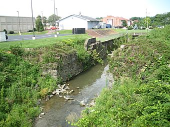 Pennsylvania Canal's Limestone Run Aqueduct ruins.jpg
