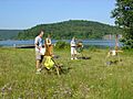 Plein Air Painters at Long Pond, Ringwood, NJ
