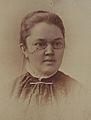Portrait of Katharine Lee Bates, ca. 1880-1890