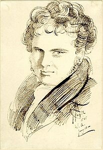 Portrait of Sir Edwin Henry Landseer by George Hayter 1825