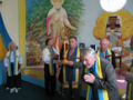 Priests at the Temple of the Nativity of Lev Sylenko in Bohoyavlensky, Mykolaiv, Ukraine