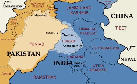 Punjab map