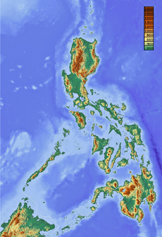Relief Map Of The Philippines