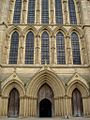Ripon Cathedral - central part of main facade