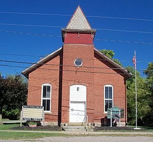 The shared town hall and township hall for Rochester and Rochester Township