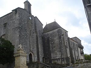 Saint-Ferme (Gironde, Fr) église et abbaye