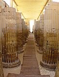 Saqqara - Pyramid of Djoser - Mortuary temple - Hypostyle hall
