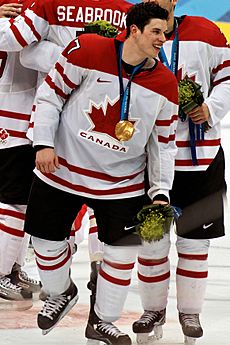 SidneyCrosby2010WinterOlympicsgold - cropped