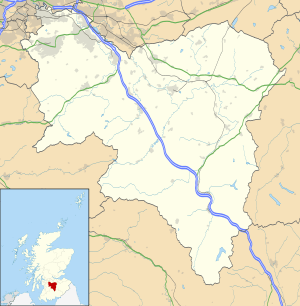 Lanark Castle is located in South Lanarkshire