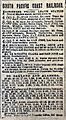 South Pacific Coast RR Schedule 1887
