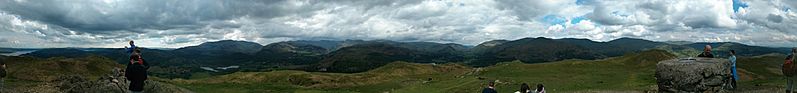 Summit of Loughrigg Fell