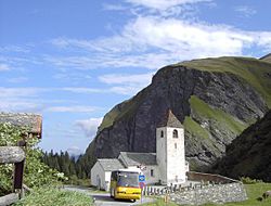 Thalkirch Kirche Postauto