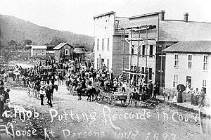 Tucker County Seat War Courthouse 1893