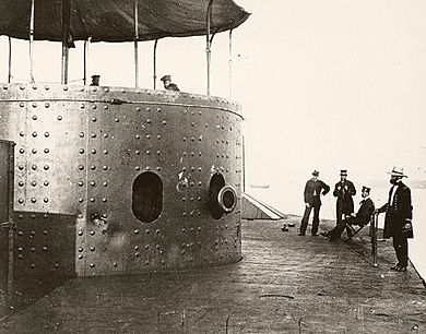 USS Monitor James River 1862