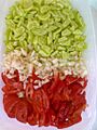 Unmixed-shirazi-salad-iran-flag