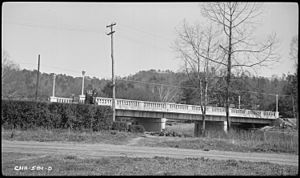 Valley River Bridge on U.S. Highway 19 - NARA - 279727