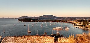 View from Corfu fort