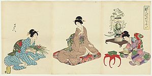 Yōshū Chikanobu Ikebana