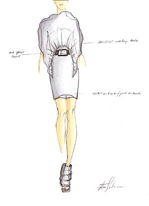 Yotam Solomon original sketch of a custom design