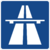 Zeichen 330 - Autobahn, StVO 1992.svg