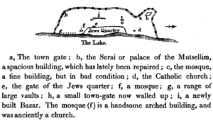 1822 Burckhardt sketch of Tiberias