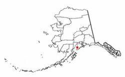 Location of Nikolaevsk, Alaska