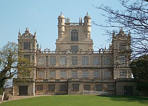A view of Wollaton Hall west front, Nottingham, England 01