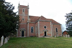 All Saints Church, Farley, Wiltshire, England from SW
