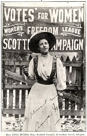 Anna Munro suffragette pic