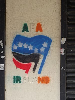 Antifa graffito, Ireland