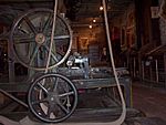 Antique printing press at the Mark Twain Territorial Enterprise Museum, Virginia City, NV