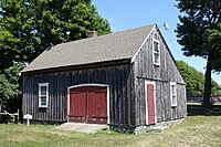 Blacksmith shop, recent construction - Middleborough Historical Museum - Middleborough, MA - DSC03954.jpg