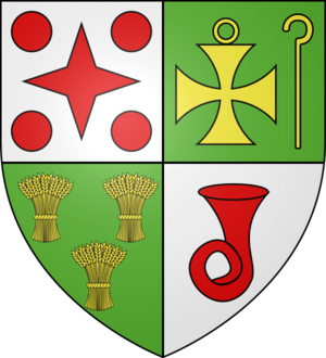 Blason ville fr Laz (Finistère)