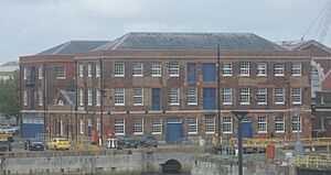 Block Mill (Building Number 1.153), HMNB Portsmouth (NHLE Code 1078288) (October 2022) (3)