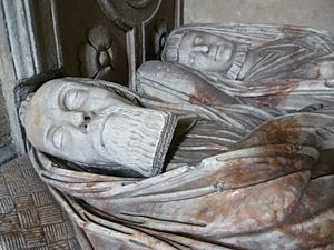 Bruce effigies (detail), Culross Abbey