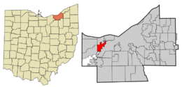 Location in Cuyahoga County and the U.S. state of Ohio.