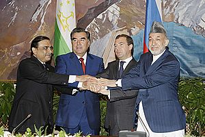 Dmitry Medvedev in Tajikistan 30 July 2009-2