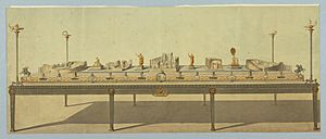 Drawing, Design for a Surtout de Table (Centerpiece), 1780–90 (CH 18542829-2)