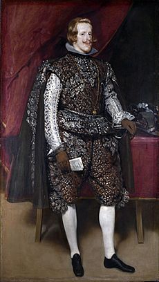 Felipe IV de castaño y plata, by Diego Velázquez