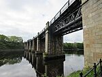 Railway Viaduct Over River Dee At Ferryhill Junction