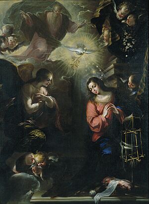 Francisco de Solís - Annunciation - Google Art Project