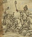 Georgians playing Polo by Castelli