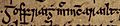 Gofraid Crobán (Oxford Bodleian Library MS Rawlinson B 488, folio 19v)