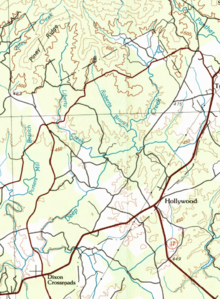 HUC 031300010203 topographical map