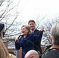 Hillary Clinton and Evan Bayh (cropped)