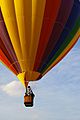 Hot Air Balloon Basket in Flight