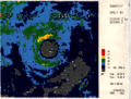 Hurricane Emily radar image