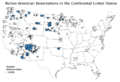 Indian reservations in the Continental United States