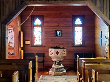 Interior of St Barnabas church